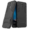 Slim Armour Tough Shockproof Case & Stand for Huawei Nova 2i - Black